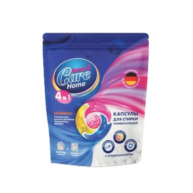 Капсулы для стирки Amore Care Home 4 в 1 22 шт