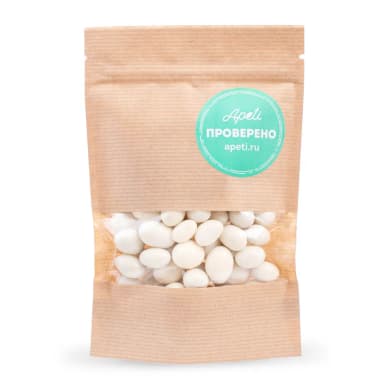 Арахис в белой шоколадной глазури 250 г