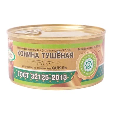 Конина тушеная ЭкоПрод высший сорт 325 г