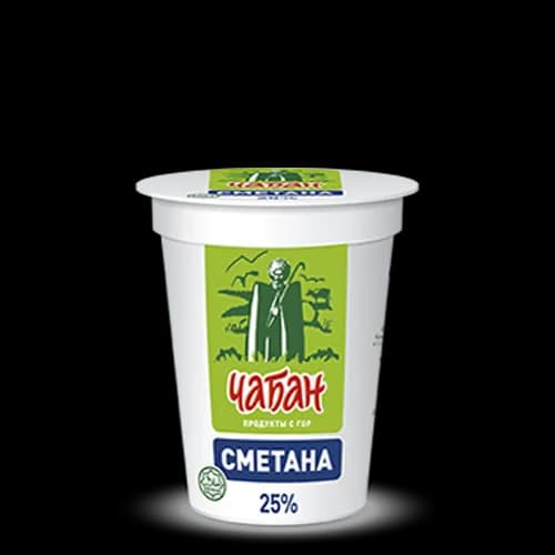 Сметана Чабан 25% 300 г БЗМЖ