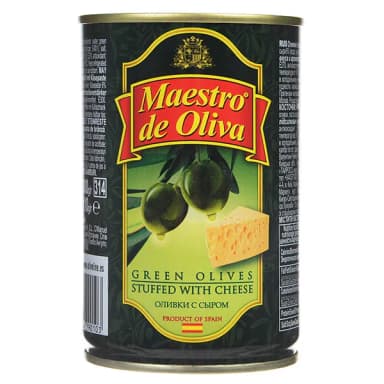 Оливки Maestro de Oliva с сыром 300 г