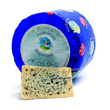 Сыр с голубой плесенью Рокфорини 50% ~ 200 гр