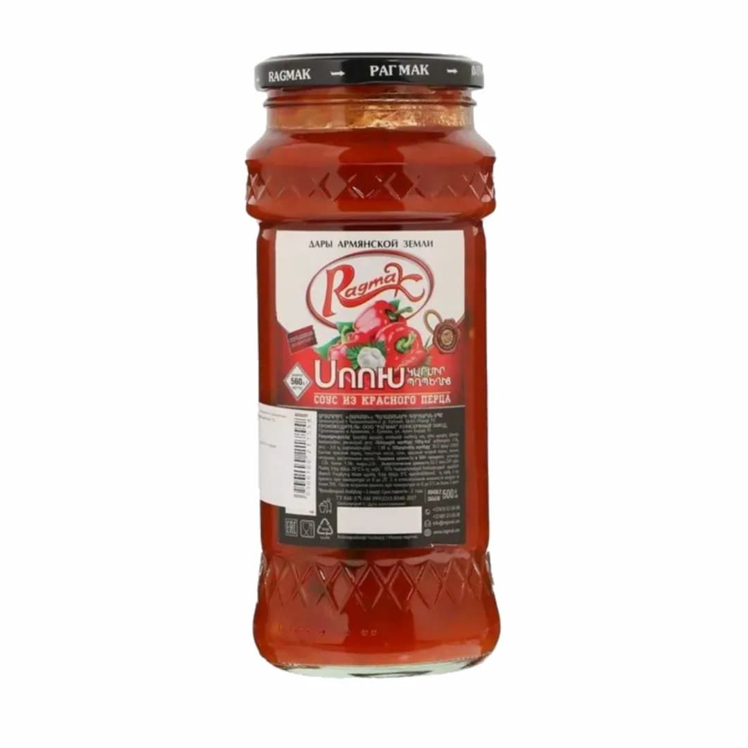 Соус из красного перца Ragmak 500 г ст/б