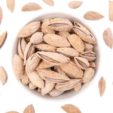 Миндаль неочищенный жареный соленый 250 г