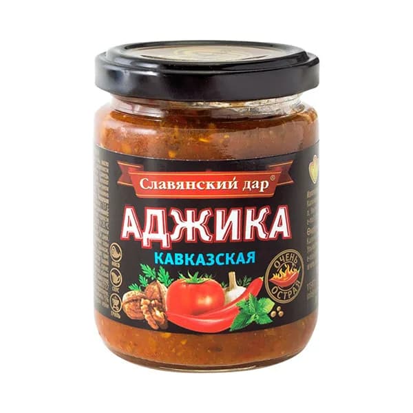Аджика "Славянский дар" кавказская 170 г