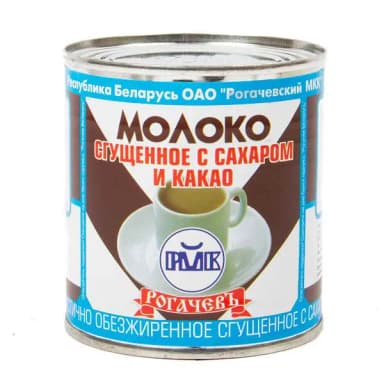 Молоко сгущенное Рогачевъ кофе с сахаром 380 г