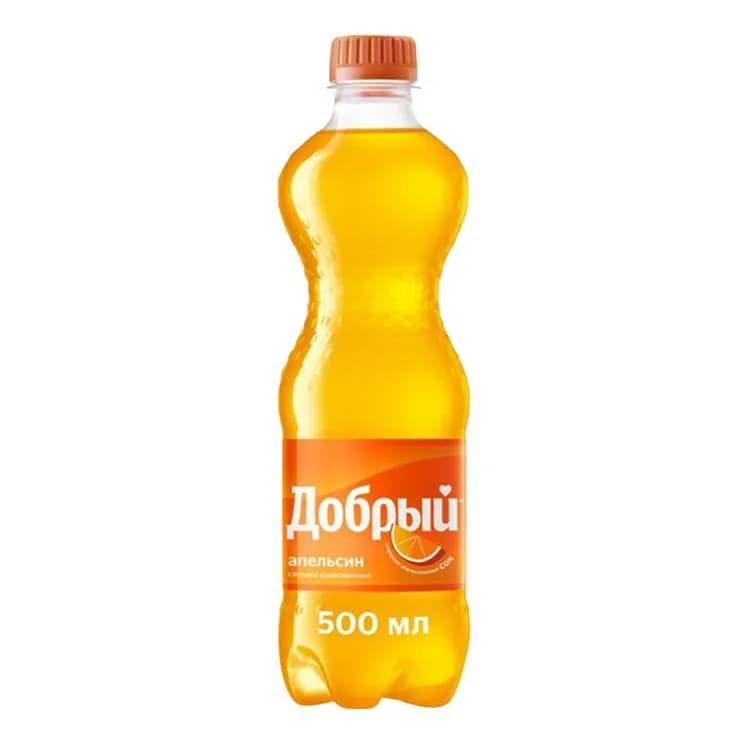Напиток газированный Добрый апельсин витамин C 500 мл