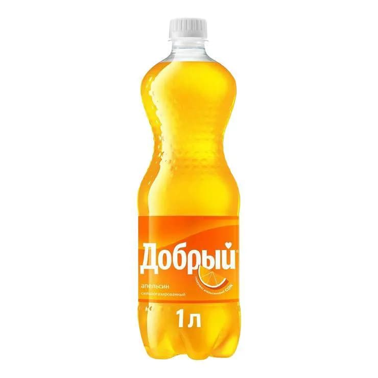 Напиток газированный Добрый апельсин витамин C 1 л