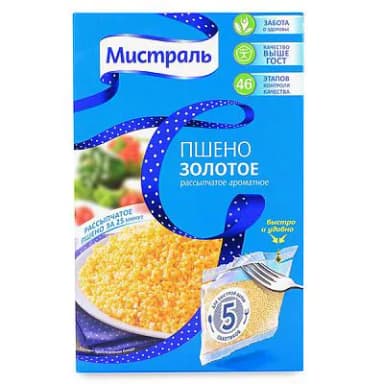 Крупа пшеничная Мистраль 500 г