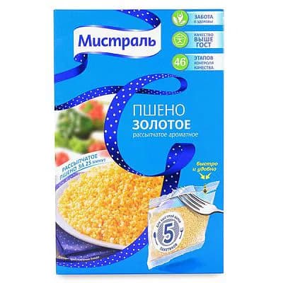 Крупа пшеничная Мистраль 500 г
