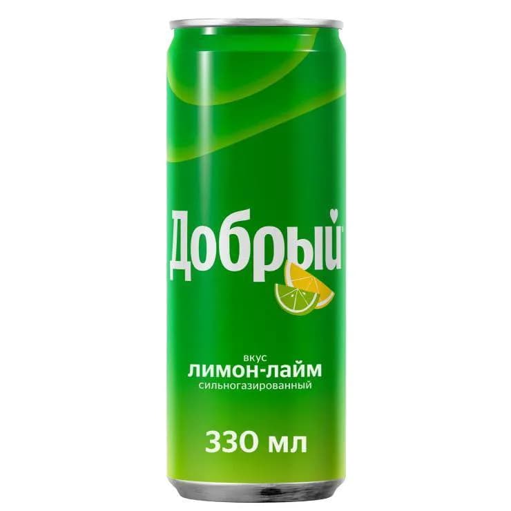  Добрый лимон лайм 330 мл