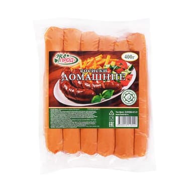 Сосиски ЭкоПрод домашние 400 г