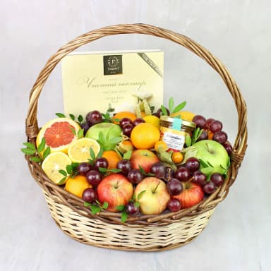 Фруктовая корзина с Медом и Вареньем