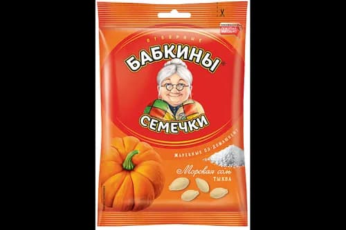 Семечки "Бабкины семечки" тыквенные отборные с морской солью 100г