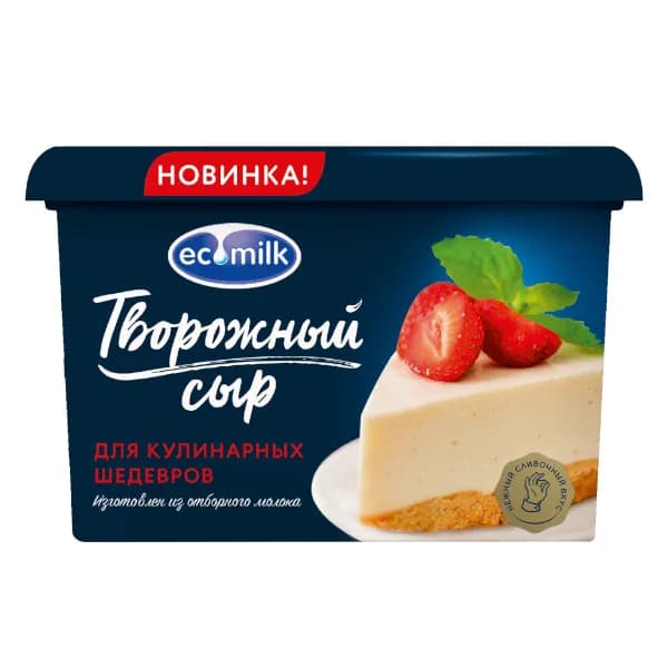 Сыр творожный Экомилк 60% БЗМЖ 350 г