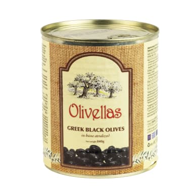 Маслины Olivellas, S.Mammoth с косточкой 840 г