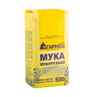 Мука кукурузная Гарнец 500 г