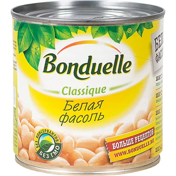 Фасоль Bonduelle белая классическая 400 г