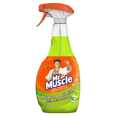 Средство для мытья стекол Mr.Muscle лайм 500 мл