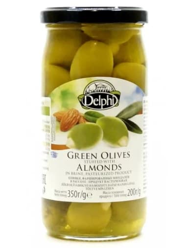Оливки Delphi с Миндалем 350 г