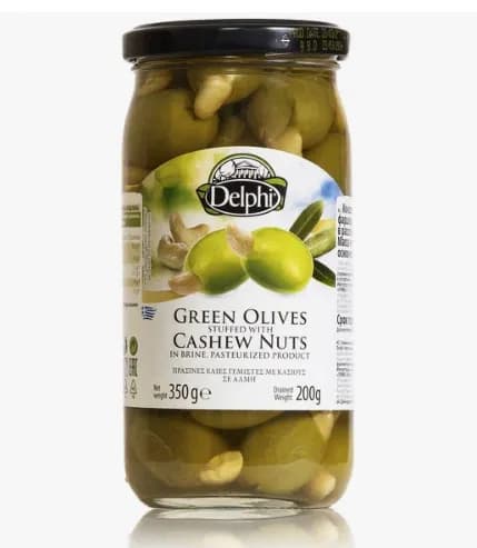 Оливки Delphi с Кешью 350 г