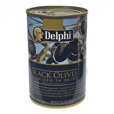 Маслины Delphi с косточкой 400 г