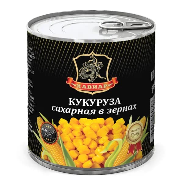 Кукуруза Хавиар сахарная в зернах 340 г
