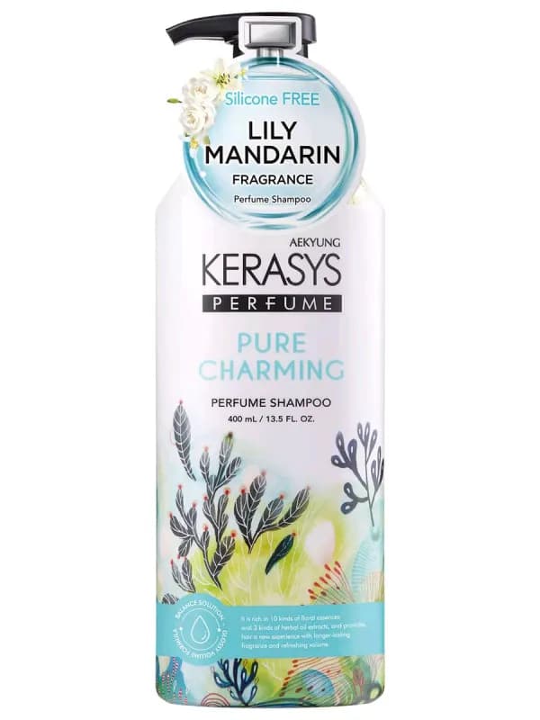 Шампунь Kerasys Parfumed Pure&Charming для волос парфюмированный Шарм 600 мл