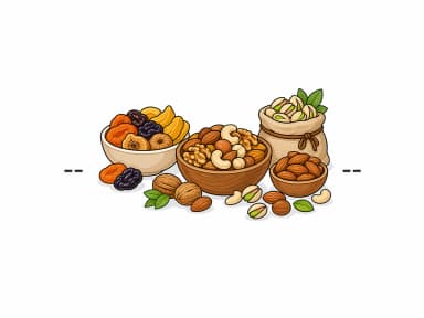 Сухофрукты, орехи