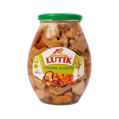 Грибное ассорти LUTIK ст/б 580 г