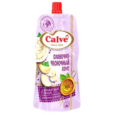 Соус Calve сливочно-чесночный 230 г
