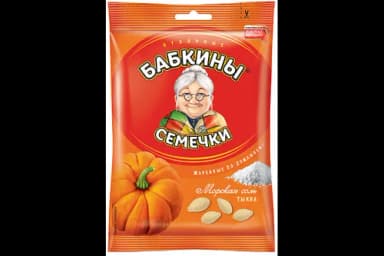 Семечки "Бабкины семечки" тыквенные отборные с морской солью 100 г