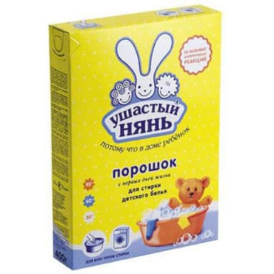 Стиральный порошок Ушастый нянь для детского белья 400 г