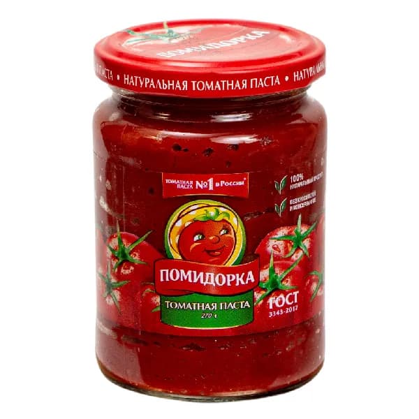 Томатная паста Помидорка ст/б 270 г