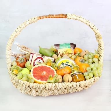 Сырная корзина с фруктами №45