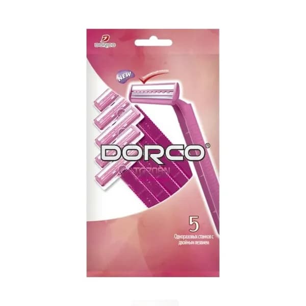 Станок бритвенный Dorco женский 5шт