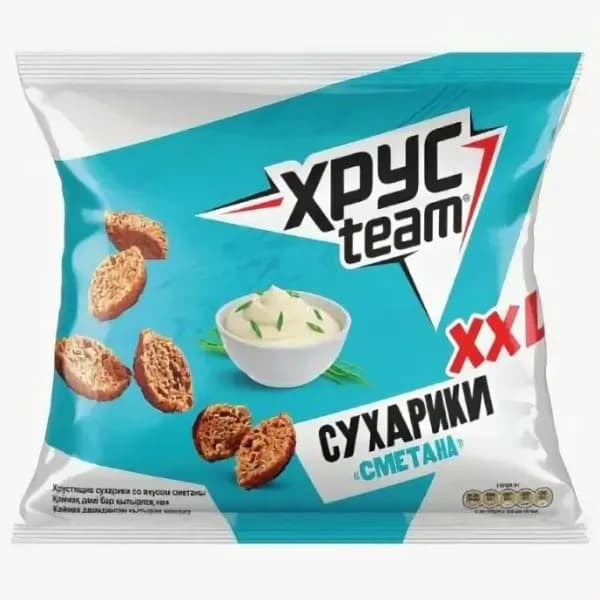 Сухарики Хрусteam сметана 130 г
