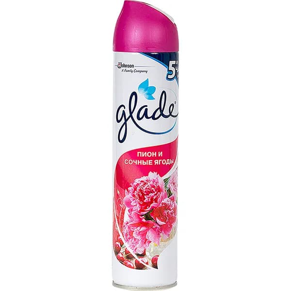 Освежитель воздуха Glade пион и сочные ягоды 300 мл