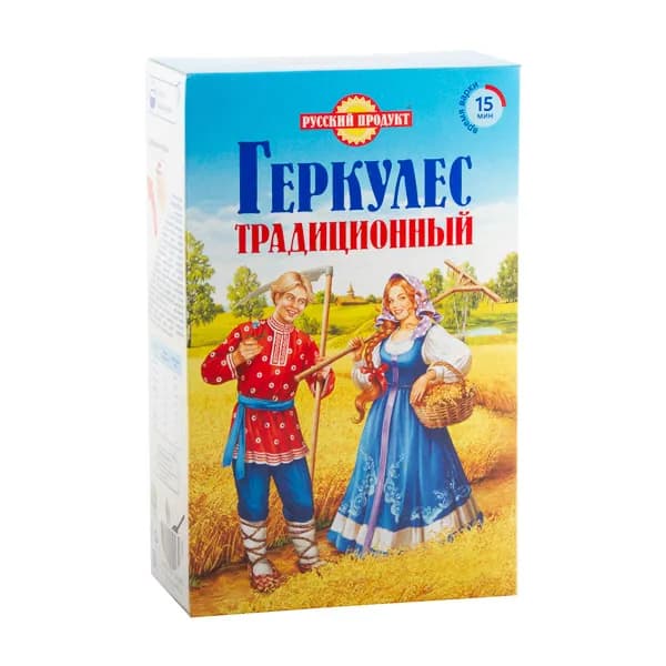 Хлопья овсяные Русский продукт Геркулес Традиционный 500 г