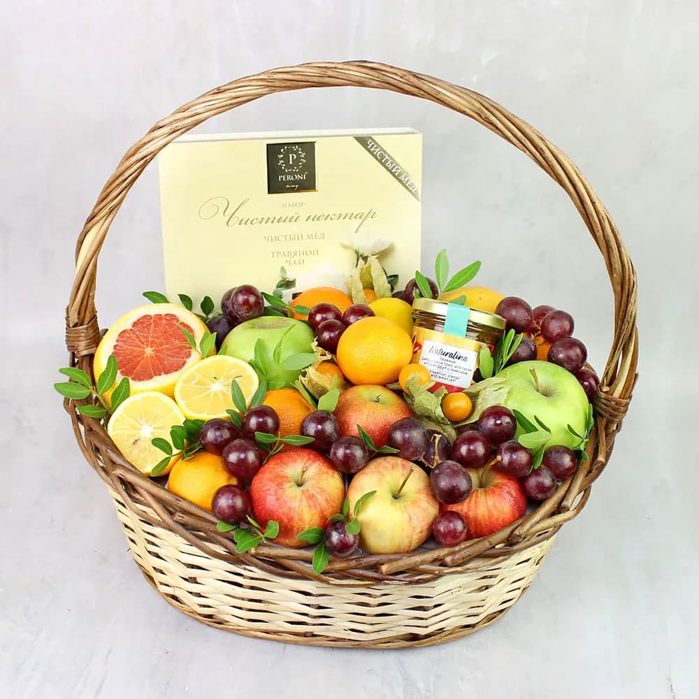 Фруктовая корзина с Медом и Вареньем