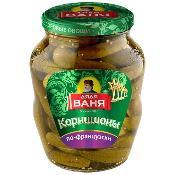 Корнишоны Дядя Ваня по-французски 680 г